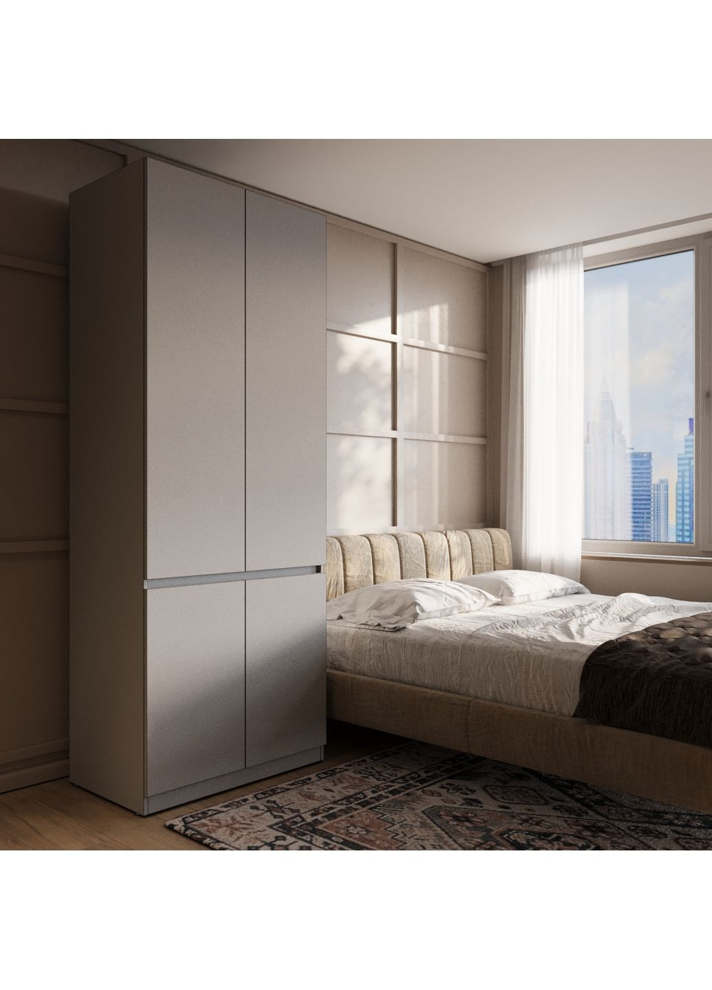 Шафа на 4 полиці 80х50х210см MEBEX (356509064)