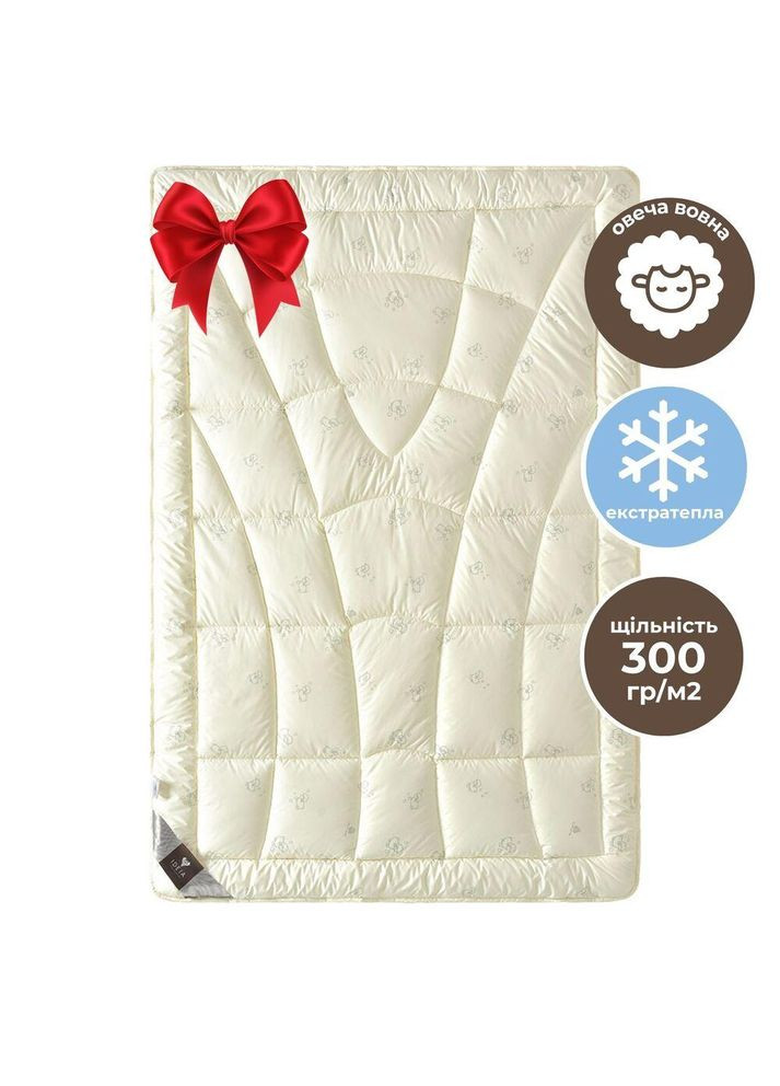 Одеяло Wool Classic зимнее 140х210 см шерстяное теплое одеяло натуральная овечья шерсть IDEIA (334726489)