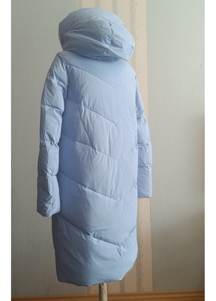 Черное демисезонное Женский пуховик-пальто 3982 Towmy