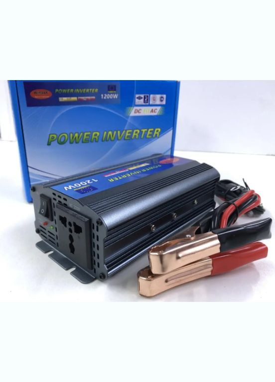 Перетворювач постійного струму 1200W інвертор для автомобіля 12В-220В Wimpex (297332125)