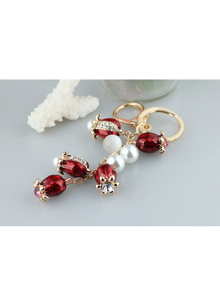 Модний креативний елегантні милий брелок кулон зі стразами у формі бутон квітки Тюльпана No Brand (292319877)