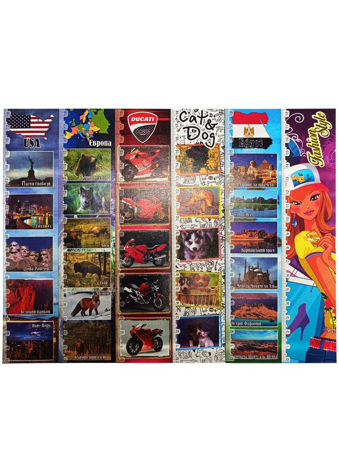 Набор закладок для книг MIX ЗК-01-06, 6 шт Апельсин (329180172)