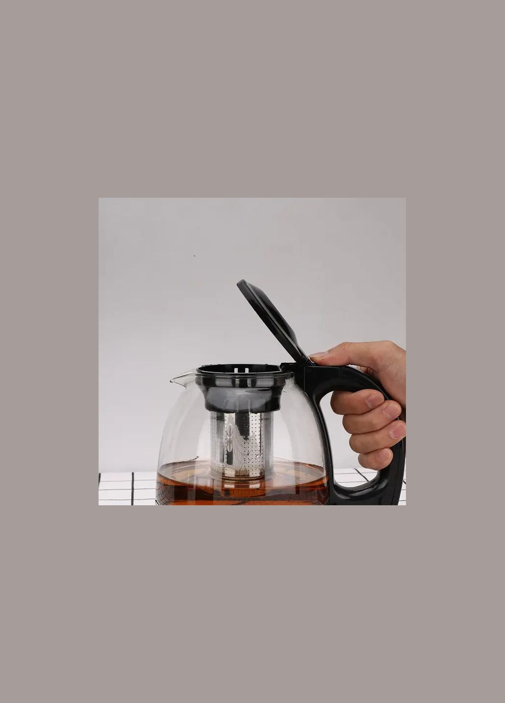 Комплект электрочайник с заварником на подставке из нержавеющей стали Rainberg RB-2504 Domotec (357346437)