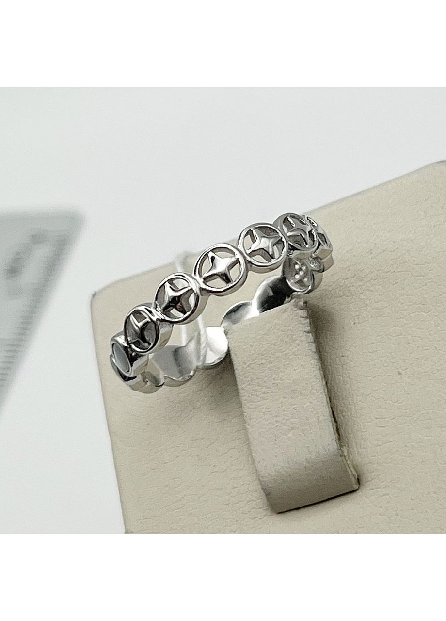 Каблучка срібна з перламутром 17 2,14 г No Brand (370142525)