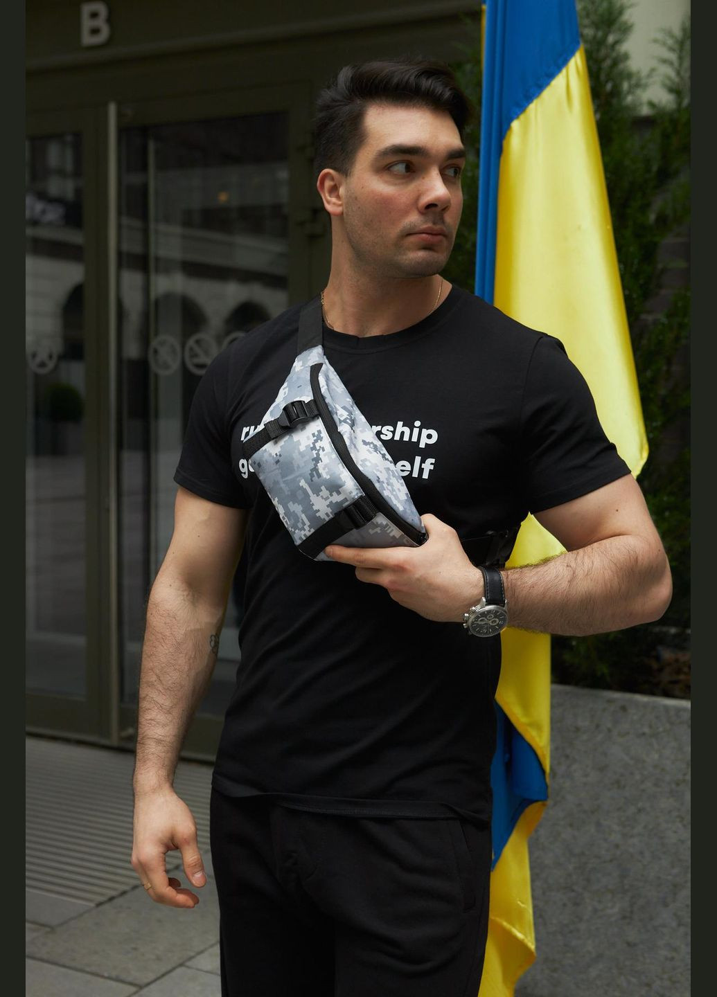 Бананка Fazan серый пиксель Intruder (332411771)