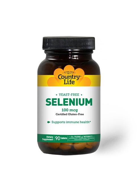 Вітаміни та мінерали Selenium 100 mcg, 90 таблеток Country Life (322209666)