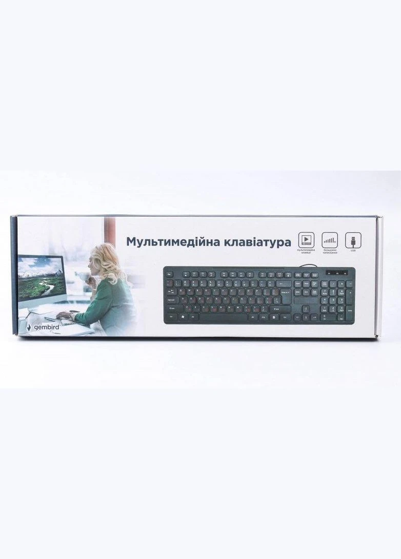 Клавиатура KB-MCH-04-RU Ukr Black Gembird (332972843)