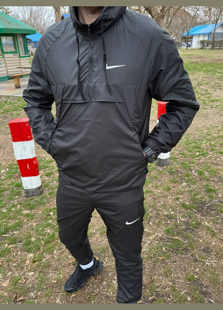 Костюм плащевка Анарак - черный No Brand (317263866)