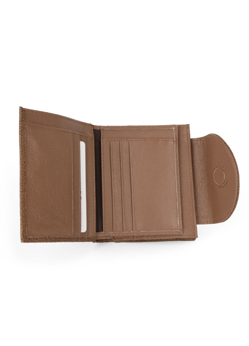 Кошелек женский кожаный маленький Las 110-103 M коричневый Fernando (362219372)