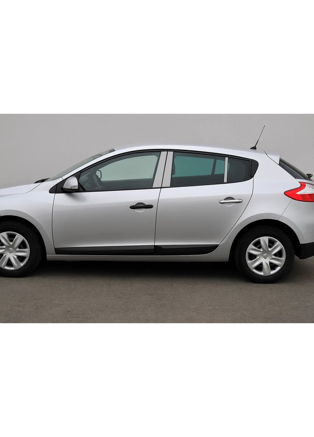 Накладки на дверні стійки (нерж) для Renault Megane III 2009-2016 рр CARMOS (389421243)
