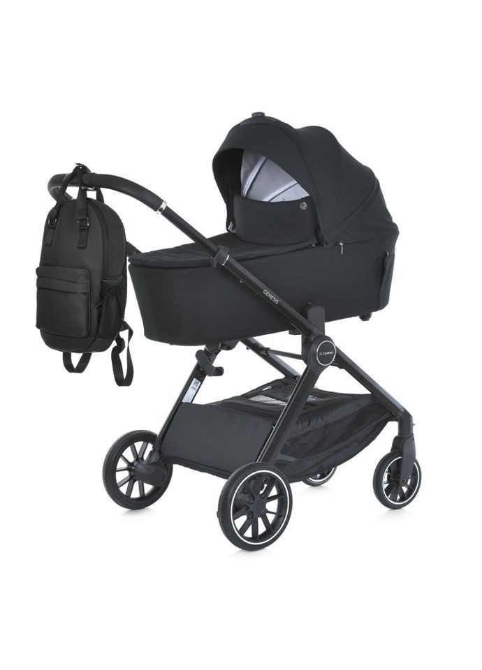 Коляска детская универсальная 2 в 1 GENESIS ME 1126 Jet Black El Camino (335354761)