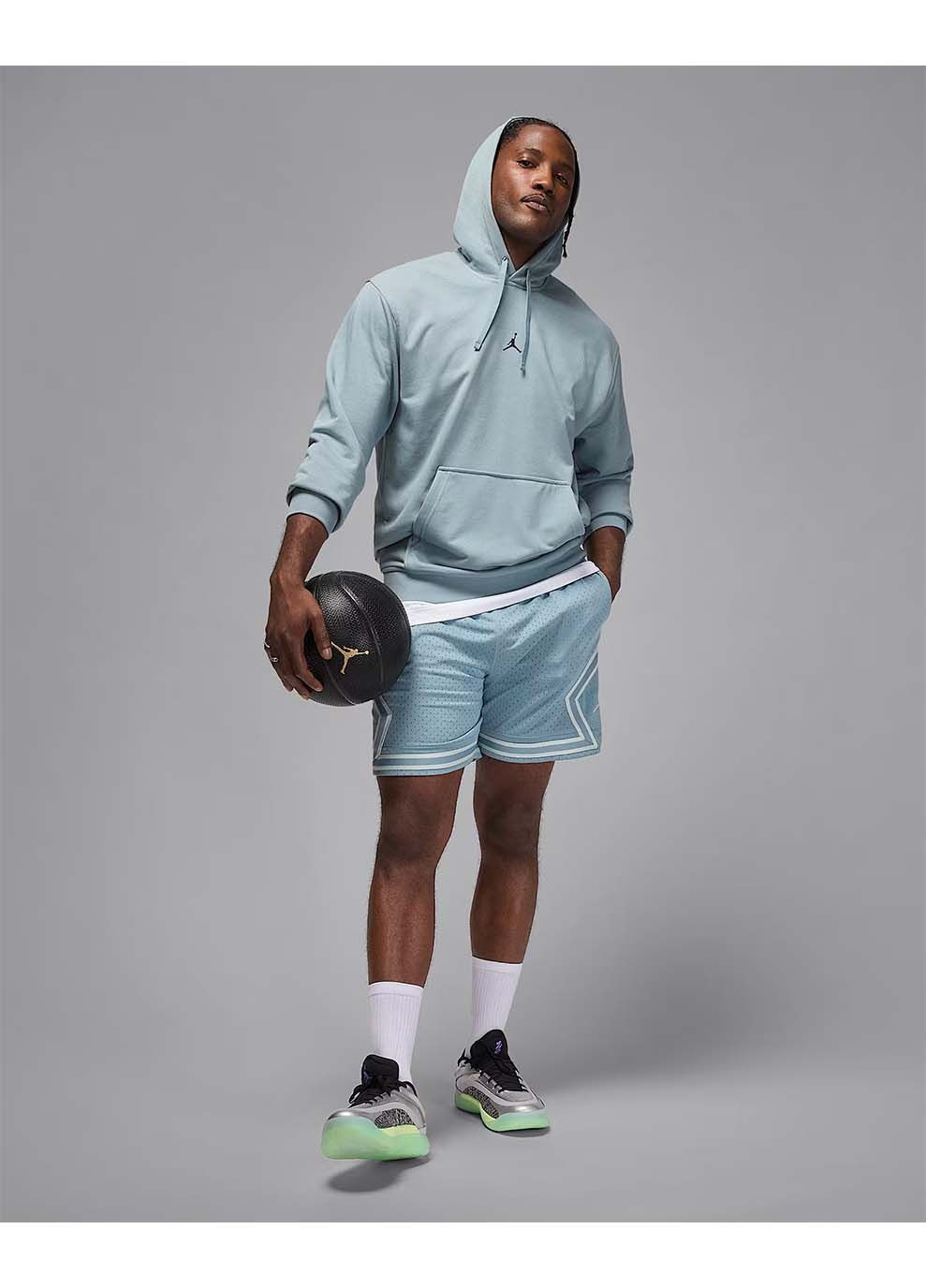 Чоловіче Худі M DF SPRT CSVR FLC PO Блакитний Jordan (367597373)