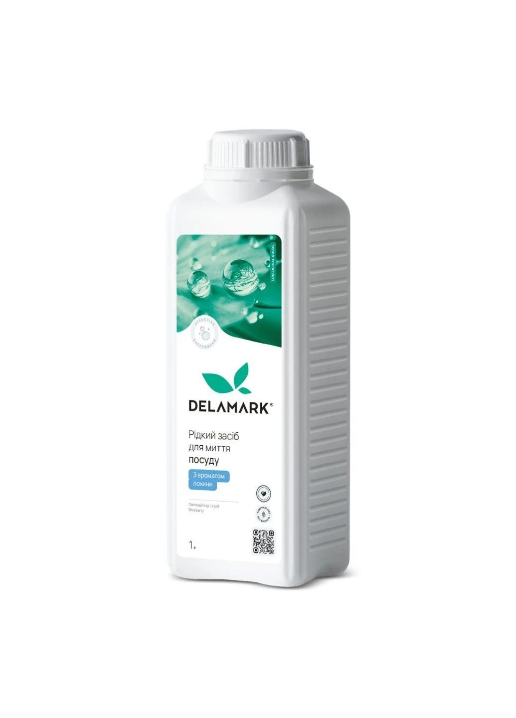 Рідкий засіб для миття посуду з ароматом лохини 1 л DeLaMark (391291605)