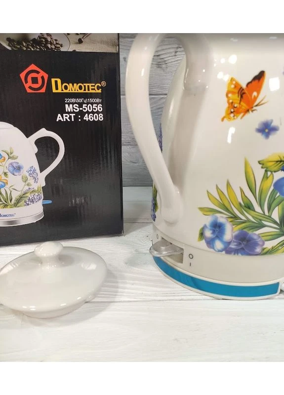Электрический чайник с керамическим корпусом 1,7 л 1500W MS-5056 Электрочайник керамический Domotec (391262937)