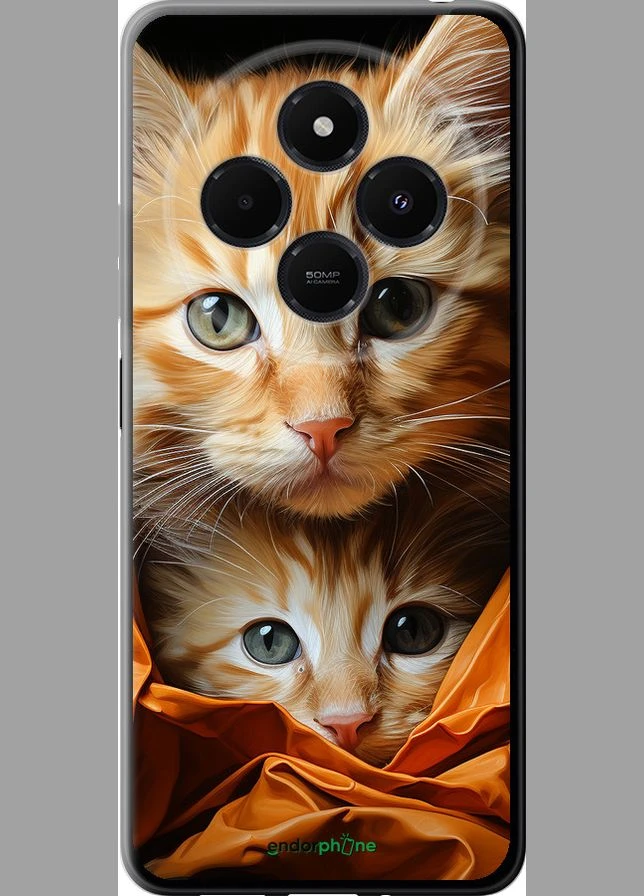 Чехол на Xiaomi Poco C75 Котики 2 "5664u-3937-70447" Endorphone (372118677)