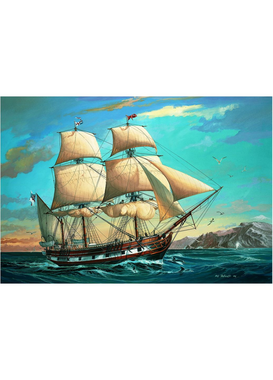 Збірна модель Барк H.M.S. Beagle рівень 4 масштаб 1:96 (RVL-05458) Revell _05458 (315402990)