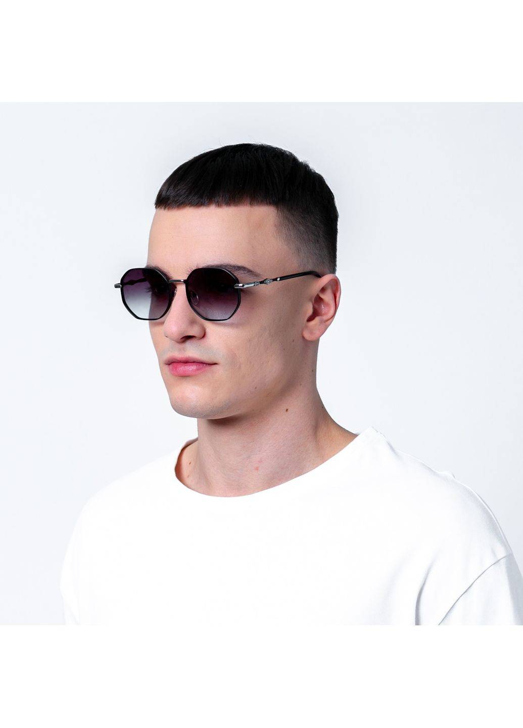 Солнцезащитные очки с поляризацией Фэшн-классика мужские 378-391 LuckyLOOK 378-391М (322846431)