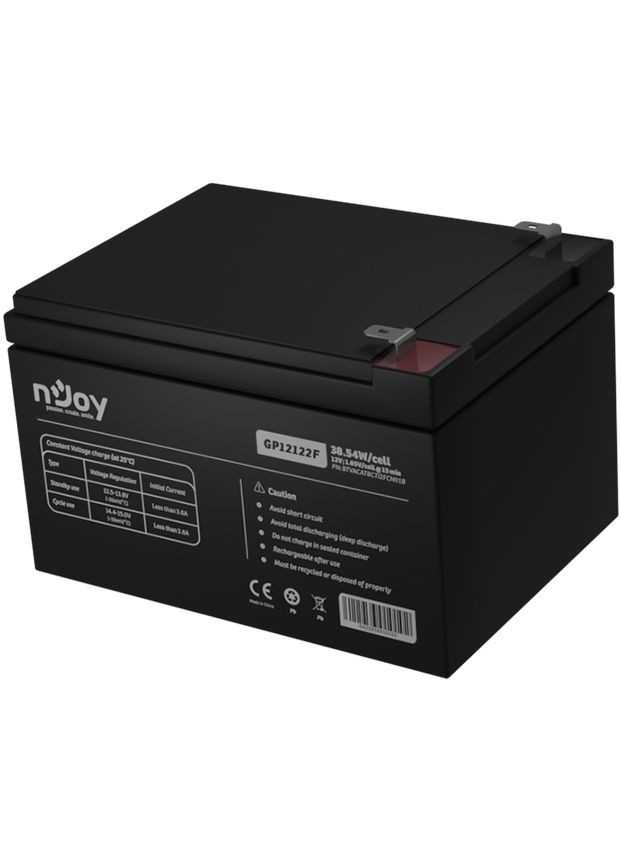 Аккумуляторная батарея GP12122F 12V 12AH (BTVACATBCTI2FCN01B) AGM nJoy (341489075)