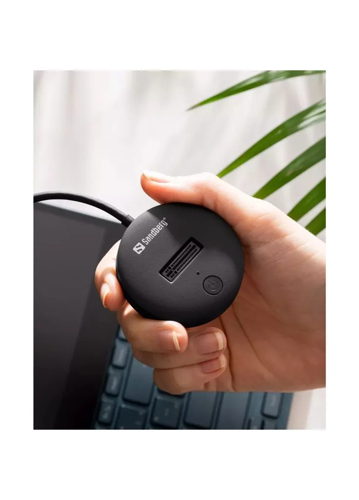 Док-станція для накопичувачів USB3.2 Type-C toSSD M.2 NVMe M Key (136-47) Sandberg (390412008)
