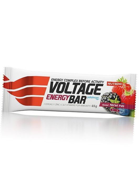 Енергетичний Батончик, Voltage Energy Bar, 65г Лісова ягода (14119009) Nutrend (315425256)