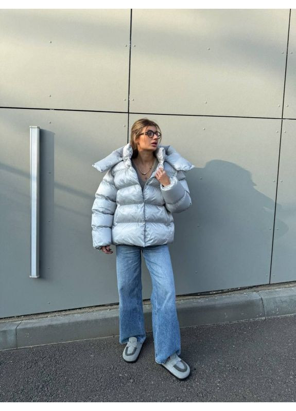 Серая зимняя куртка зимняя утепленная ''самира'' Mirage