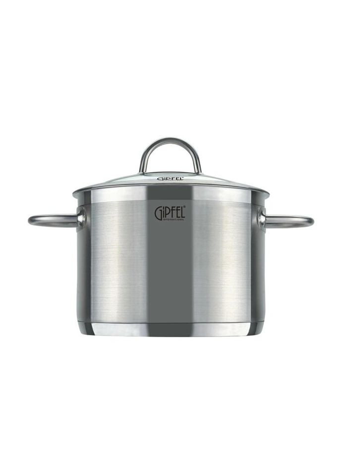 Кастрюля с крышкой Signo GP-1363 24 см 6 л серебристая Gipfel (335972244)