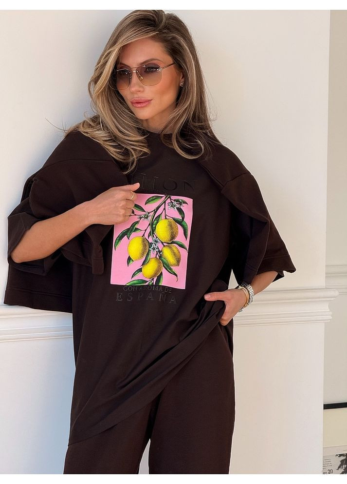 Жіноча широка футболка КАБРІОЛЕТ з принтом (mil564) milirud - (369150645)