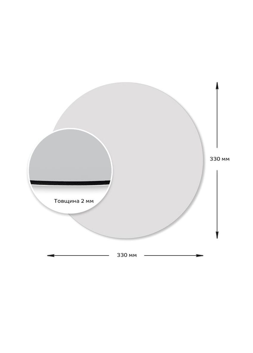 Зеркало акриловое самоклеющееся 330х330х2мм SW-00000750 Sticker Wall (326064423)