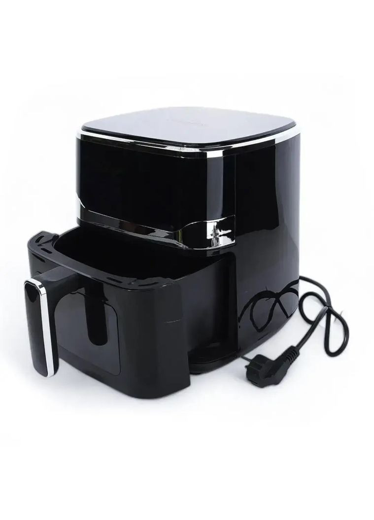 Аэрофритюрница безмасляная CB-5548 5л электрический аэрогриль с сенсорным управлением 1400Вт Crownberg (322445537)