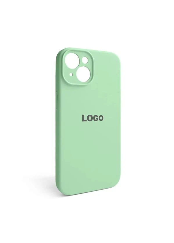 Силиконовый чехол для Apple iPhone с закрытой камерой, салатовый. No Brand 15 (393473471)