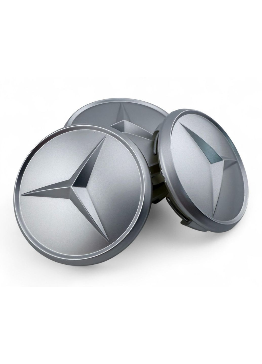 Ковпачок в диски Мерседес заглушка для дисків Mercedes 81/75 мм. Срібний (1 шт.) Mercedes-Benz (354698330)