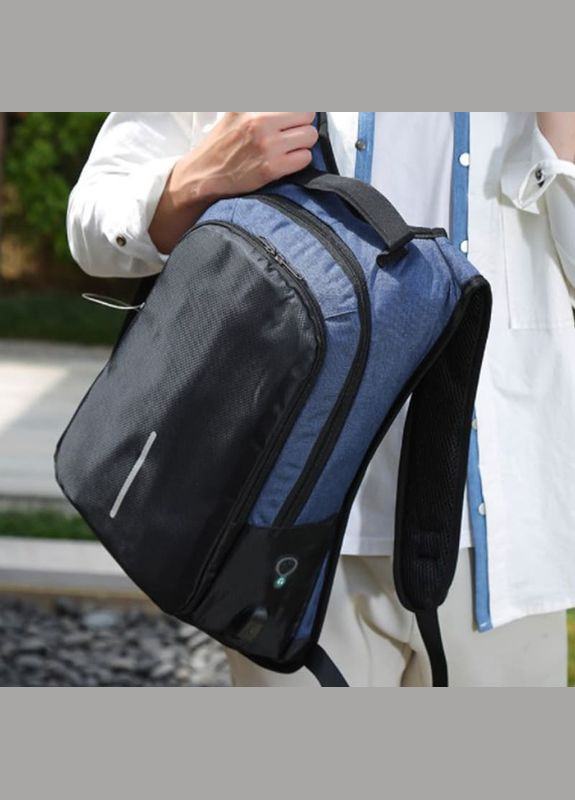 Рюкзак чоловічий тканинний C18328 Синій Monsen (301871455)