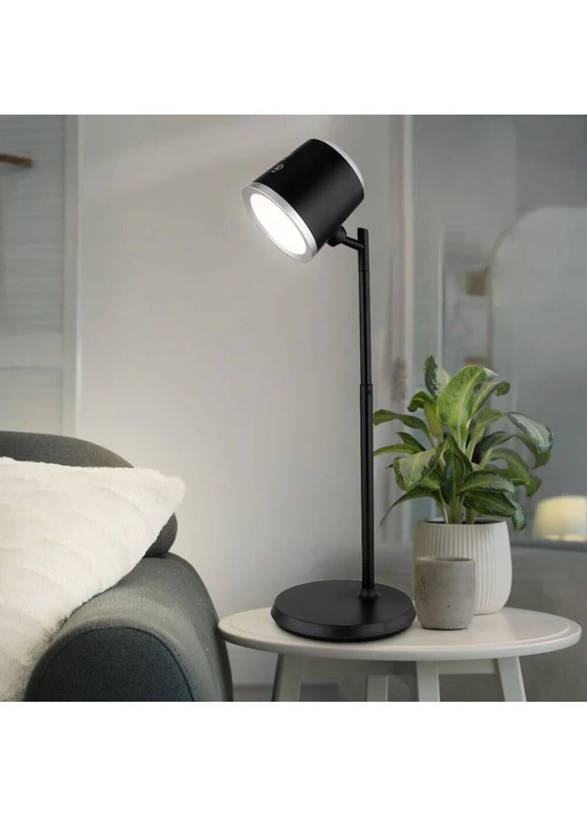 Лампа настольная светодиодная функциональная BL-1005 черная Sirius (336934703)