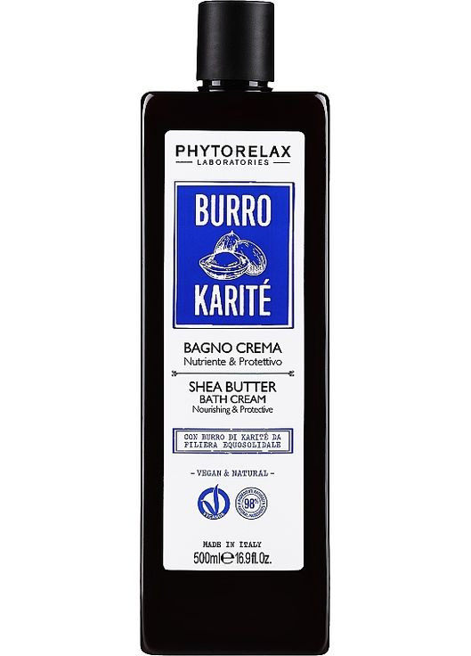 Крем-гель для душу і ванни живильний Burro Di Karite Shea Butter 500ml (456869-31018348) Phytorelax Laboratories (368740257)
