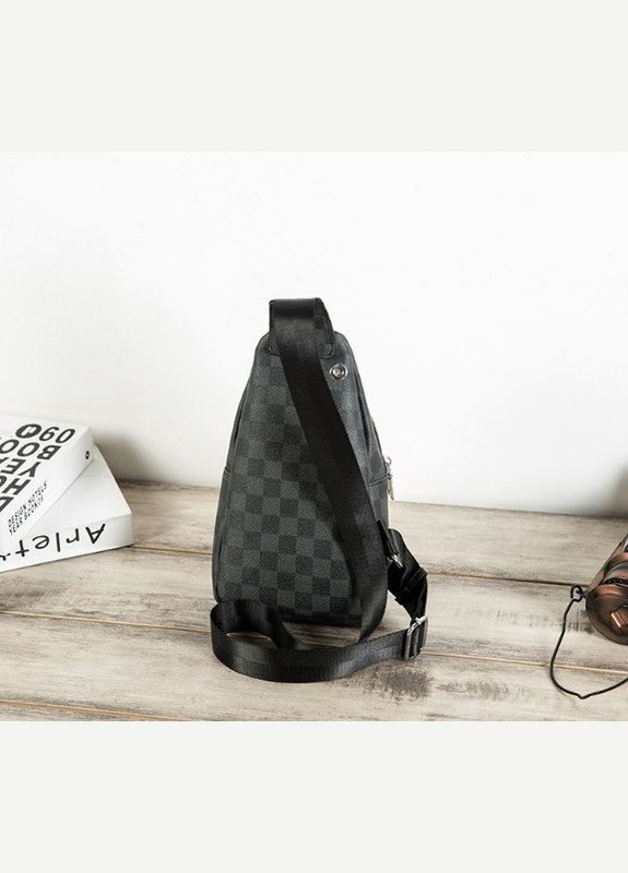 Мужская сумка-слинг экокожа Черный No Brand (301212290)