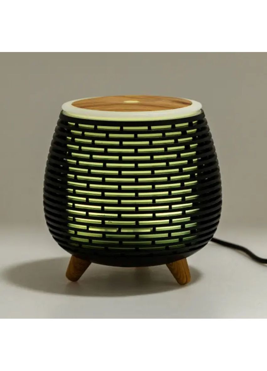 Зволожувач повітря 140ml чорний аромадифузор для дому та офісу ультразвуковий розпилювач ProDobro (364192298)