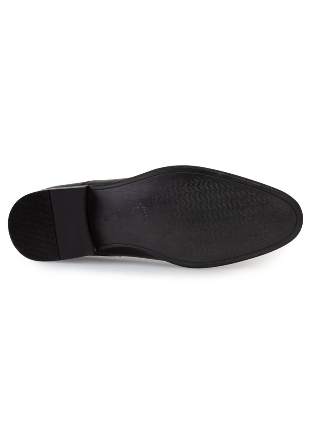 Черные классические туфли мужские бренда 9402221_(1) ModaMilano без шнурков