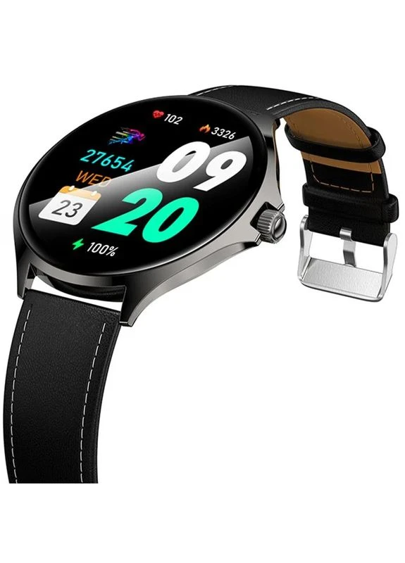 Смарт-часы 1,7" TFT 360x360 черные водонепроницаемые IP67 No Brand Hoco Y39 (402119016)