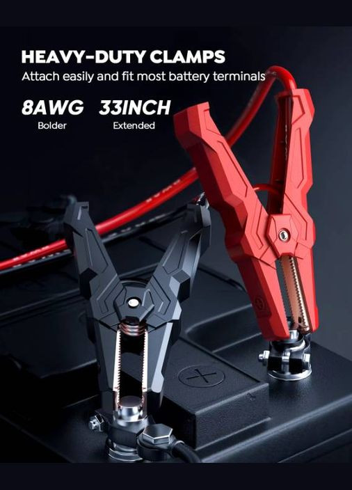 Пусковий пристрій Beta04 (6000A, 27000mAh / 99.9Wh) (1286) Buture (333832081)