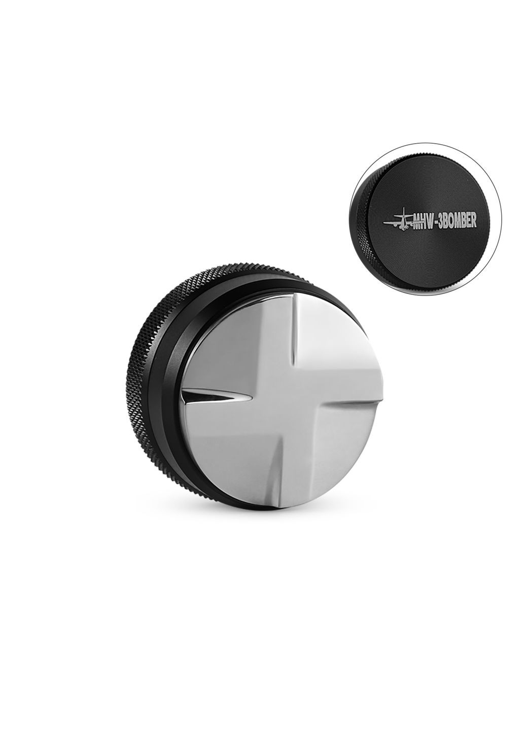 Вирівнювач кави хвилястий 58,35 мм CD Black (T5248L4) MHW-3BOMBER (366653484)