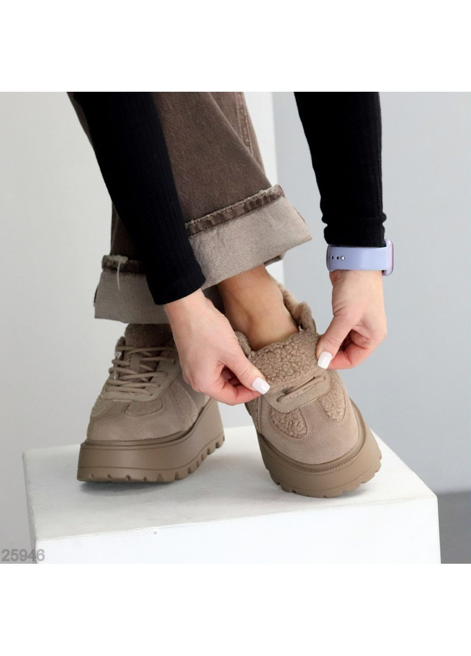 Зимние кроссовки No Brand салатовые зима (369680438)