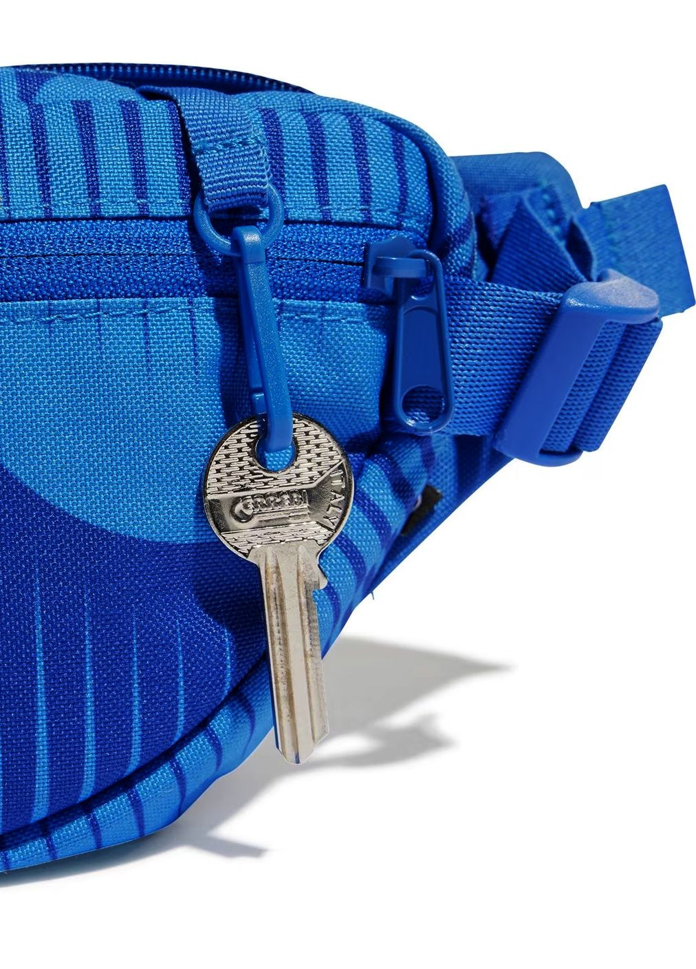 Поясна сумка на пояс плече бананка adidas spain unisex waist bag crossbody blue gold (289478663)