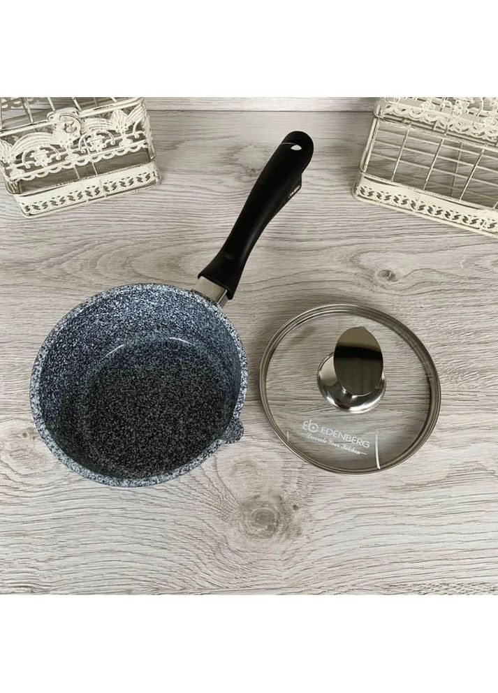 Сотейник EB-8046 із гранітним покриттям із кришкою 1,9 л Edenberg (360654603)