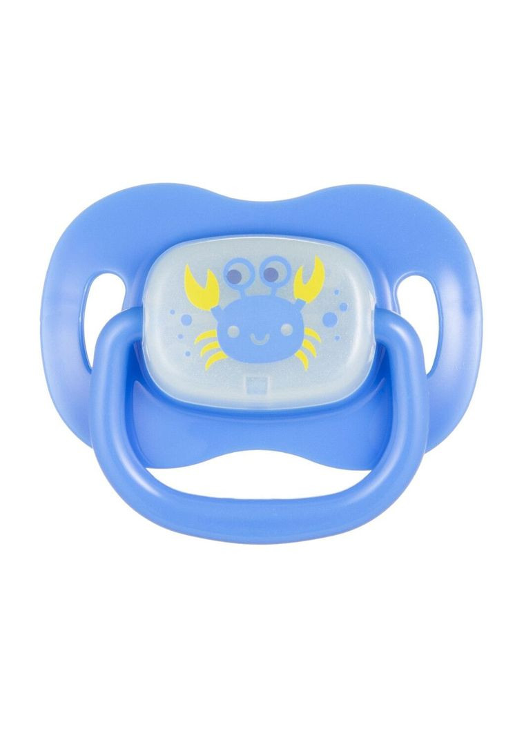 Пустушка силіконова кругла Love&Sea, 18+ міс., блакитний () Canpol Babies 22/415_new blue (336330074)