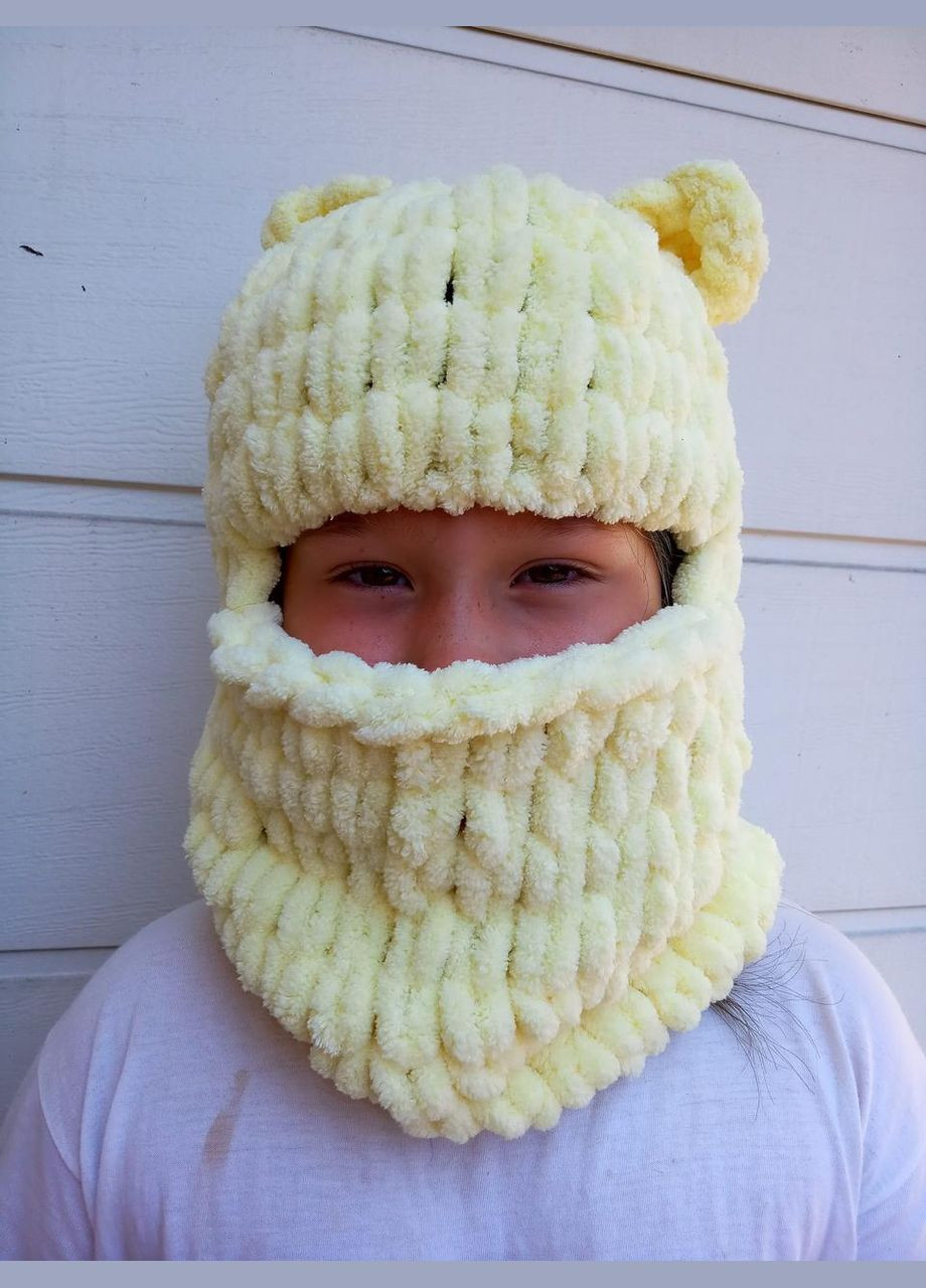 Жовта шапка-балава з вушками 2 Льва (358068521)