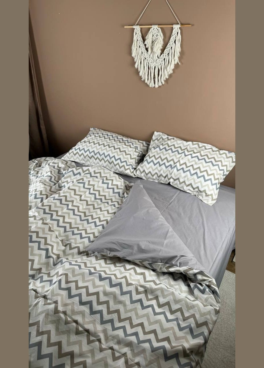 Комплект постельного белья евро Ранфорс 00031 Freshery 0003125 No Brand (346055538)