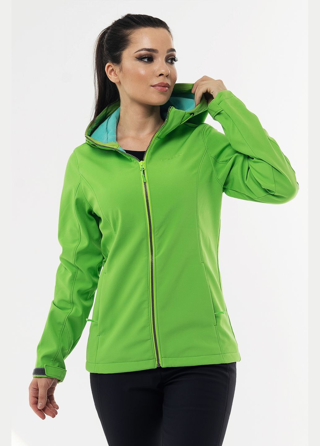 Салатова куртка жіноча windstopper wf 21716 салатова Freever