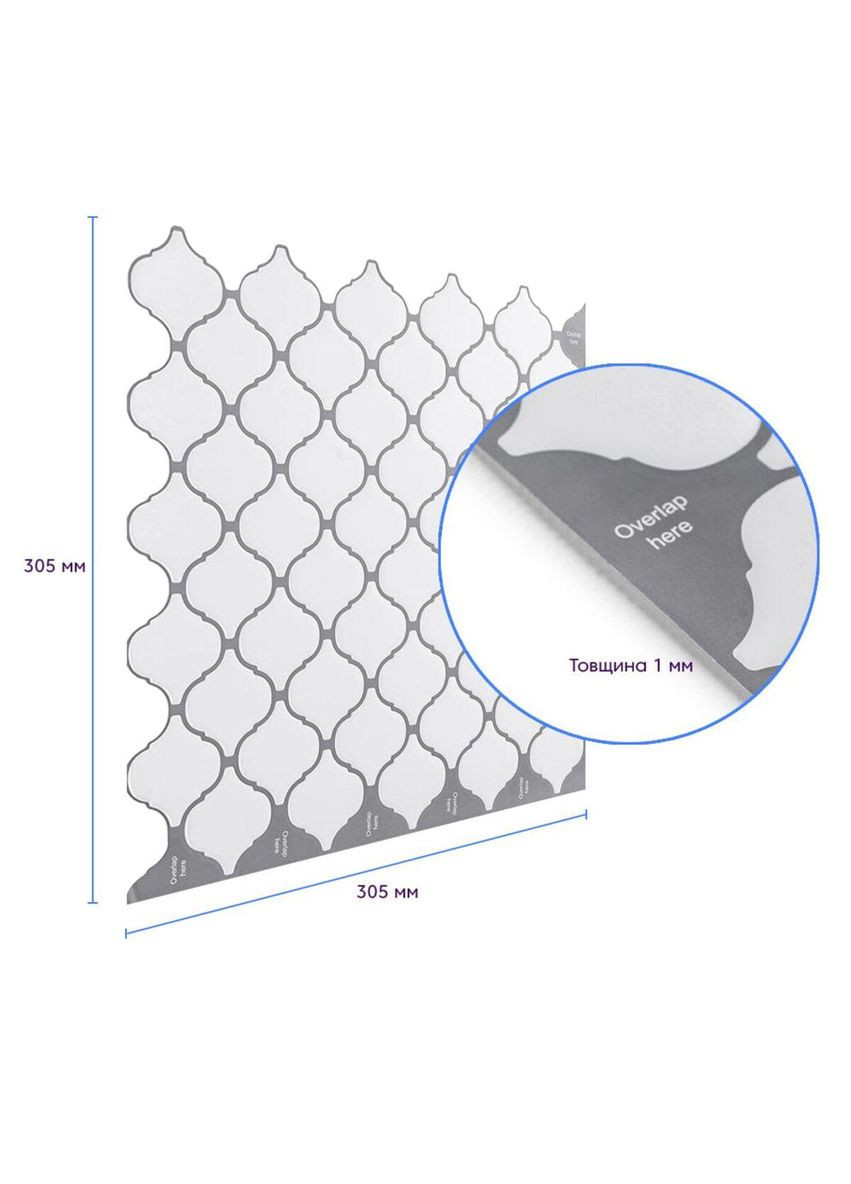 Самоклеюча поліуретанова плитка 305х305х1мм (D) SW-00001941 Sticker Wall (329896958)