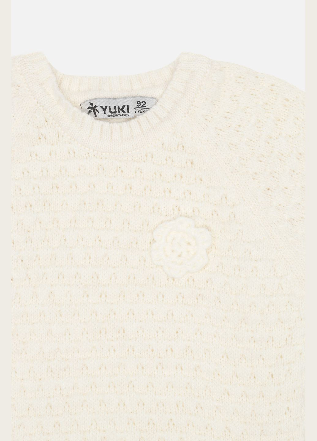 Джемпер для дівчинки колір молочний ЦБ-00256868 Yuki (299915696)