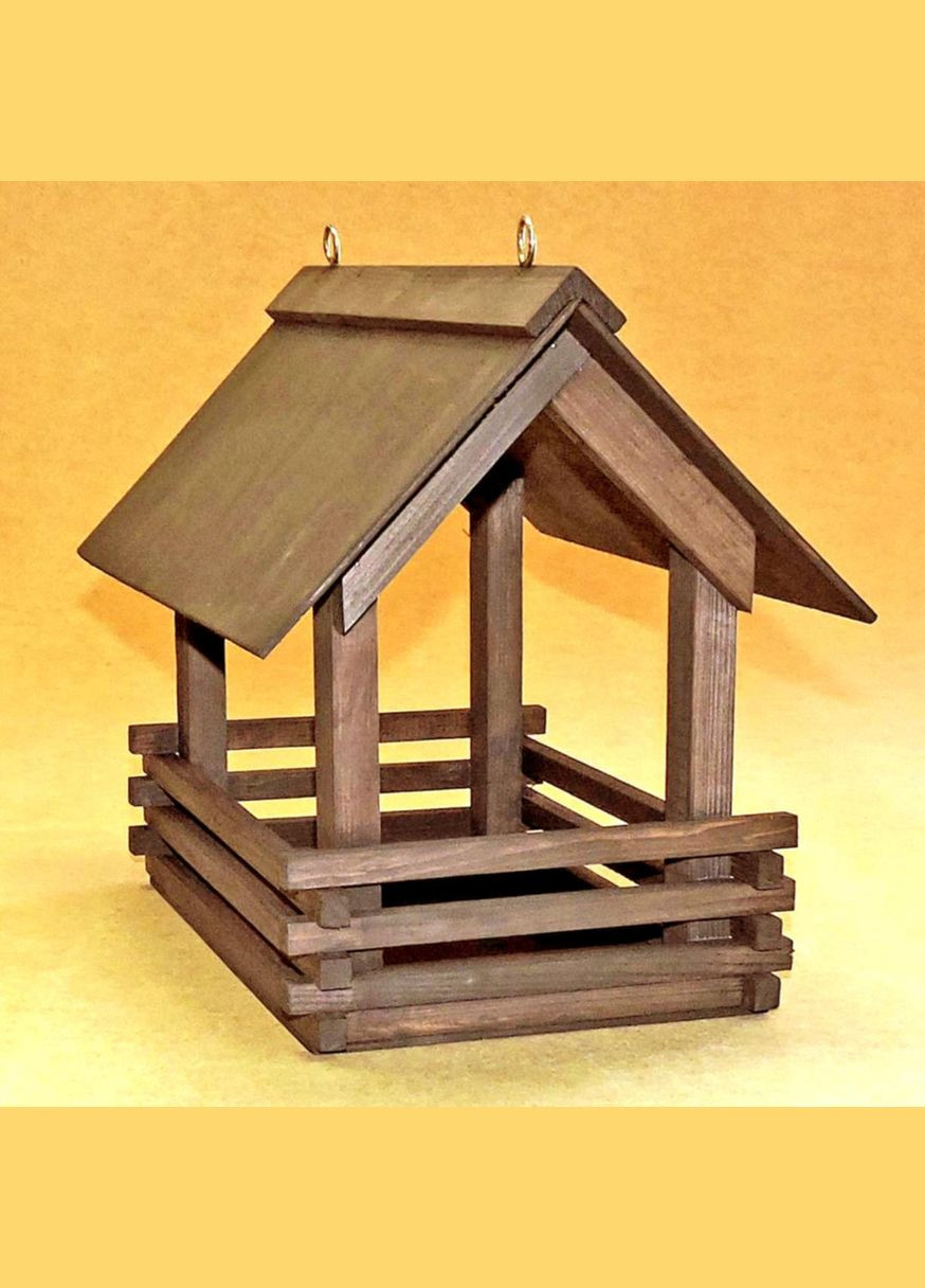 Годівниця садова для птахів Лазорівка капучино (КРМ-000909) No Brand (328605210)